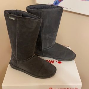 Emma tall Charcoal boots